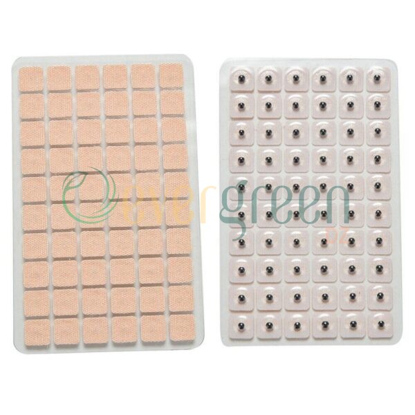 Patchs de graines auriculaires/ Billes auriculaires pour acupression magnétique boite de 600 pièces/ 10 feuilles – Image 2