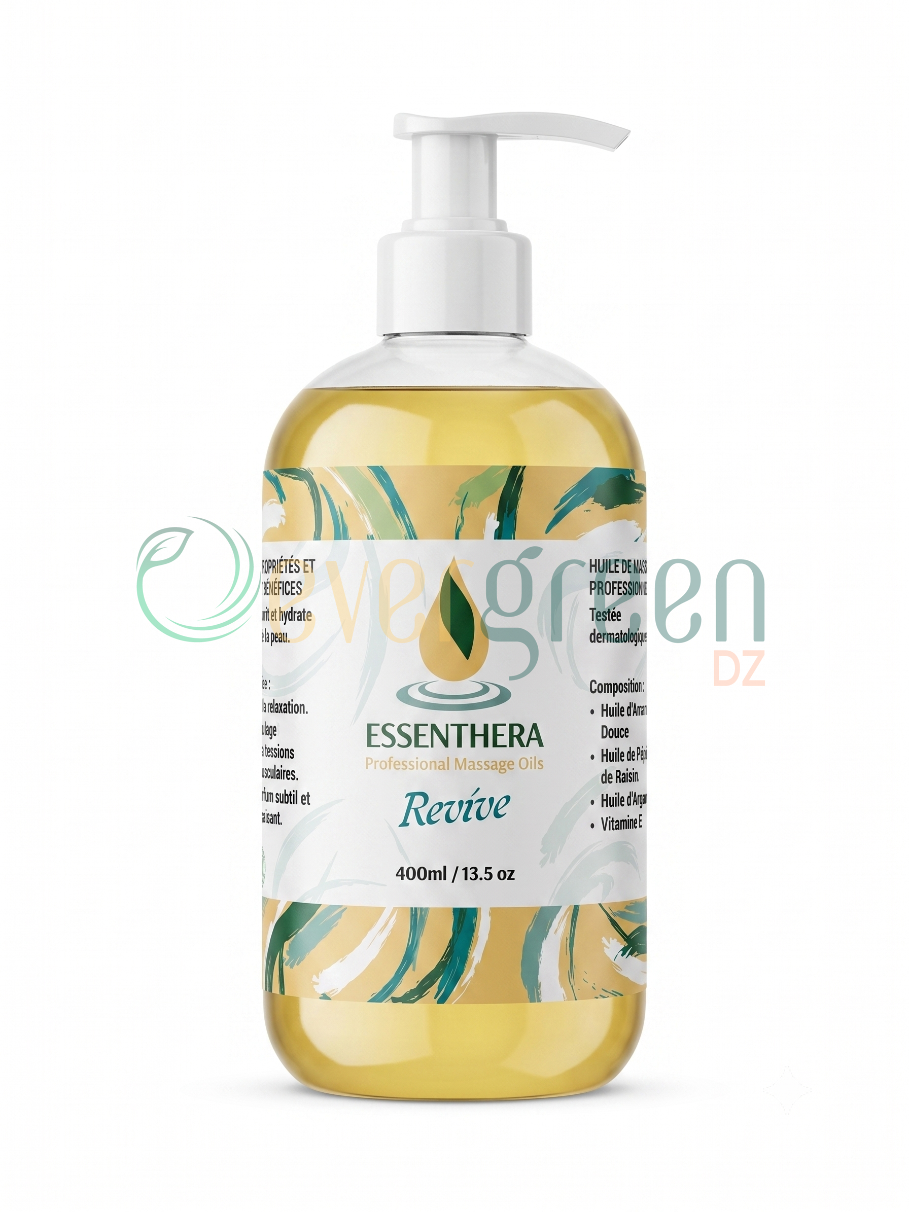 Essenthera Revive Huile de Massage Tonifiante 400 ml